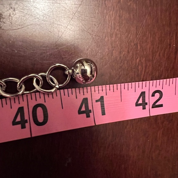 Boho Silver toned & faux turquoise chain concho Belt stunning statement piece - Picture 6 of 6